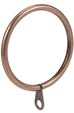 uxcell Gardinenringe, Metall, 45 mm Innendurchmesser, für Gardinenstangen, Kupfer, 28 Stück