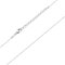 Materia Kinder Kette Mädchen Silber 925 - Ankerkette 1,2mm rhodiniert 36-40cm verstellbar K109