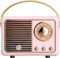 SpringFlora Altoparlante Bluetooth retrò, piccolo altoparlante wireless vintage, chiamate in vivavoce, batteria 400 mA, scheda TF, linea AUX, altoparlante portatile per smartphone iOS Android, idea