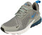 NIKE Air Max 270 ESS Mens Running Trainers DN5465 Sneaker Shoes (UK 6 US 6.5 EU 39, Particle Grey Photo Blue 001)