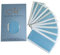 Lot de 120 Bande adhésive d'Extension de Cheveux , Ruban Adhésif double face pour le Remplacement de Trame de Cheveux ( Bleu ) (Bleu)