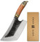 WERWER Handgemachtes geschmiedetes Metzger-Kleber-Messer Set Longquan Hacking 7CR17. Schwert Camping Outdoor Slicer messerset (Color : B Cleaver)