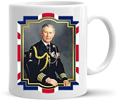 König Charles Iii Tasse, König Charles Krönung Becher, Celebrate King Charles III Becher,Nicht Leicht Zu Verblassen Tasse Mit King Charles,Tasse König Krönung Gedenkgeschenk Seine Majestät 6. Mai 2023