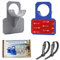 Qiundar Schlauchhalter Pool, Pool Rohrhalterung 4 Stück Schwimmbad Rohrhalterung Pool Schlauchhalter Knickschutz, 2 Stück Schlauchadapter Pool für Pools