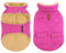 CITÉTOILE Wintermantel Hundemantel, Warme Winterjacken mit Fleece für Hunde,Hundejacke Hundekleidung Hundepullover Dog Coat mit Geschirr Loch für Chihuahua Dackel, Rosa, M