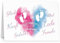 XXL Glückwunschkarte Zwillinge Junge Mädchen Rosa Blau (A4) zur Geburt hochwertige Klappkarte | Große Design Maxi Karte Grußkarte Glückwunsch mit Umschlag Zwilling