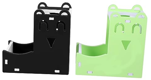 DOITOOL 2pièces Support De Distributeur Eau Et Plat à Nourriture pour Hamster Accessoires Pratiques pour Rongeurs Abreuvoir Automatique Et Récipient Alimentaire