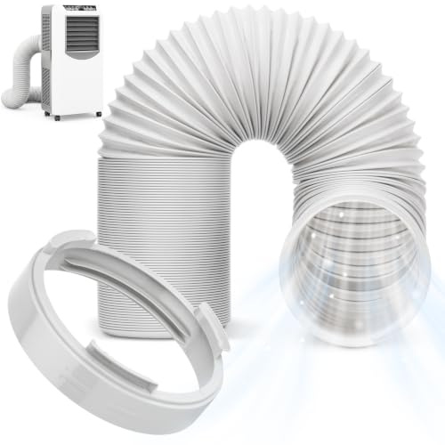 Tragbares Klimaanlagen-Schlauch-Set, AC-Schlauch mit Adapter, 15 cm Durchmesser, 149,9 cm Länge, flexibler Abluftschlauch und AC-Einheiten-Schlauchanschluss für tragbare Klimaanlagen-Entlüftung