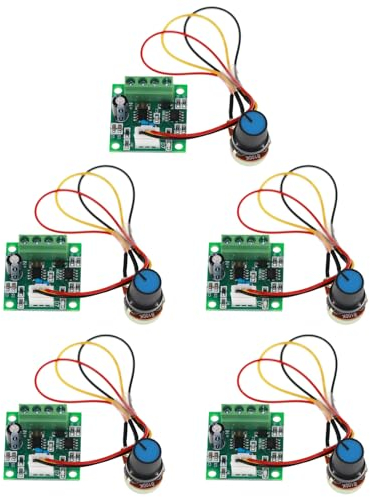 5pcs 1803BW DC Motor Controller Potentiometer Schalter 1.8V 3V 5V 6V 18V 2A Motor-Drehzahlsteller PWM Controller, 12v,Motordrehzahl Schalter Controller