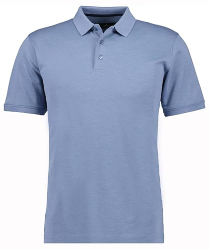RAGMAN Herren Softknit-Polo modern fit Blau-717, XXL