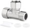ERGAOBOY 1 pezzi 304 acciaio inox 3 vie sinistra e superiore 2 estremità flessibile mobile Tee connettore, 1/2 maschio T adattatore raccordo, valvola angolare, braccio doccia