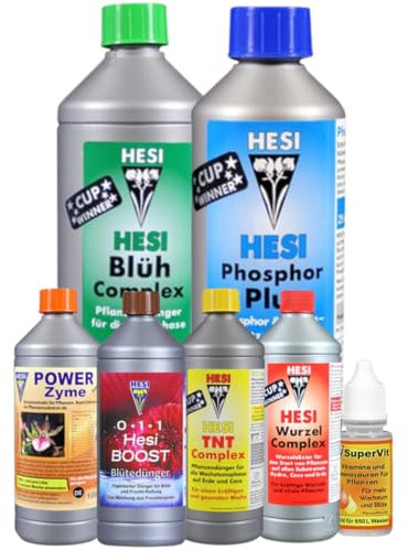 Weedness Hesi Dünger Starter Set All-Star - Grow Anbau Indoor Dünger Kit Naturdünger