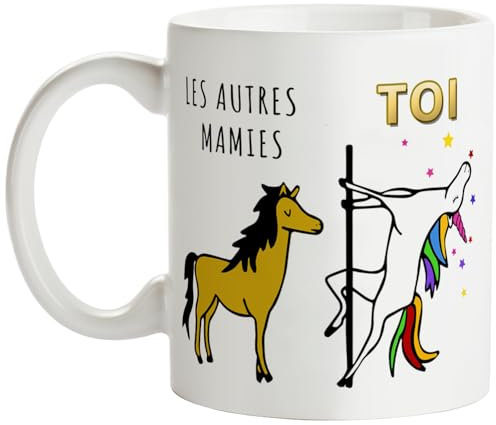 Fatbaby Cadeau d'anniversaire drôle grand - mère tasse à café, Noël Thanksgiving fête des mères cadeau grand - mère tasse à café 11oz