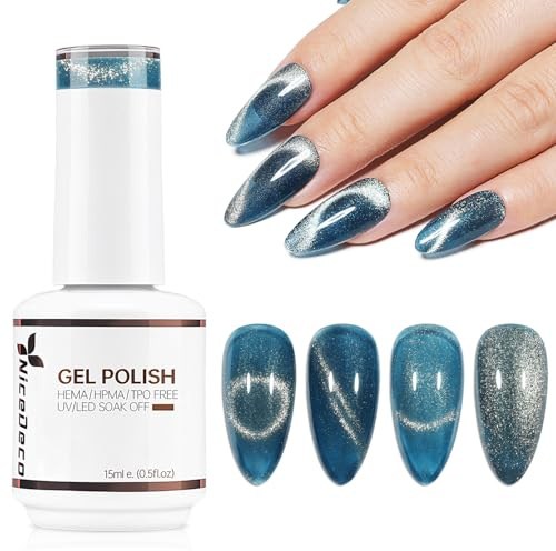 Nicedeco Cat Eye Gel Nail Polish, 15ML UV/LED Soak-Off Gel Polish Nail Art Manicure Pedicure, Salon & Home Use - Long Lasting & Easy to Apply 310