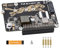 Waveshare POE M.2 HAT+ (B) for Raspberry Pi 5, Supports NVMe M.2 SSD, IEEE 802.3af/at POE, PCIe x1 Gen2/3, 2230/2242/2260/2280 Sizes, Onboard Indicators