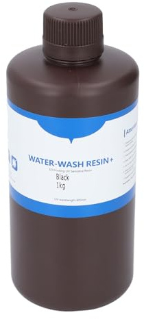 1 Bottle 3D Printer Resin 1000g Black Photosensitive Resin Washing Consumable for Achieving Intricate Details and Smoothly Surfaces in Jewelry Casting