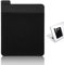 Sorcristy Mouse Holder for Laptop, Pocket Adhesive Pouch for Laptop Compatible with External 2.5 Hdd, Ssd, Magic Mouse, USB Cable and More(Black, 5.5× 4.5 Inches)