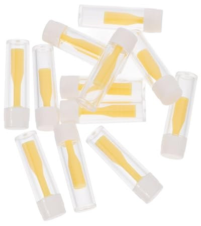 WRITWAA 12pcs Lens Sticks Compact Contacts-Lens Removers Silicone Reusable Lens Stick Portable Applicators Wearing Tools for Travel Use