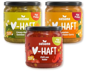 OATSOME® Herzhaft Probierpaket – 3er Bundle | Herzhafte Bio-Bowl | 100% Natürlich, Vegan & Ohne Zusatzstoffe | Schnelle Zubereitung | 3x350g