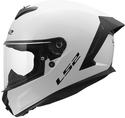 LS2, Integraler Motorradhelm RAPID III SOLID Gloss White, L