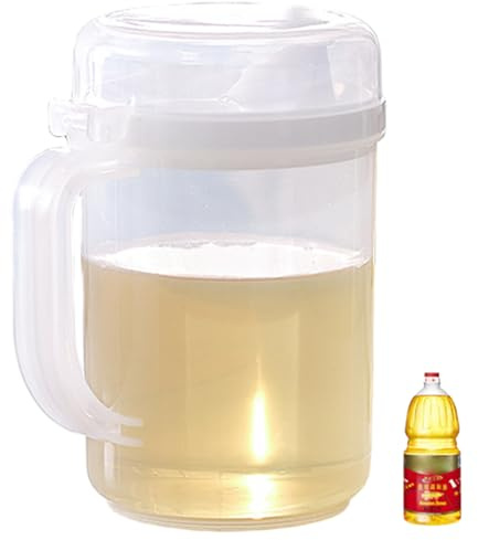 Jarra de plástico segura para niños de 22 onzas con tapa y asa para aprendizaje temprano, botellas fáciles de verter para agua y leche