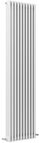 SLINE SANITARY Traditional 3 Column Cast Iron Style Radiator Vertical White 1800x470mm