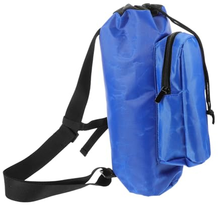HEATSHAKING Sacoche Porte-bouteille D'oxygène Portable en Tissu Oxford Imperméable et Antichoc, à Dos à Cordon Réglable, Format Compact 36 X 14 X 10 Cm, pour Voyage, Randonnée et Sport
