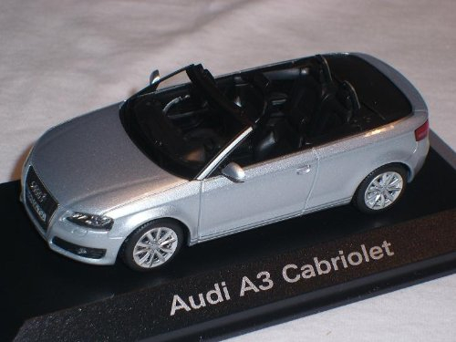 Minichamps A-U-D-I A3 A 3 Cabrio Cabriolet Silber 1/43 Modellauto Modell Auto