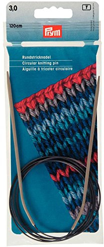 Prym 211238 Rundstricknadeln ALU 120 cm 3,00 mm grau