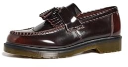 Dr. Martens Adrian Core Arcadia, Unisex-Erwachsene Brogue Halbschuhe, Rot (Cherry Red), 42 EU