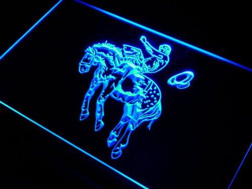 ADVPRO j567-b Western Cowboys Horse Neon Light Sign