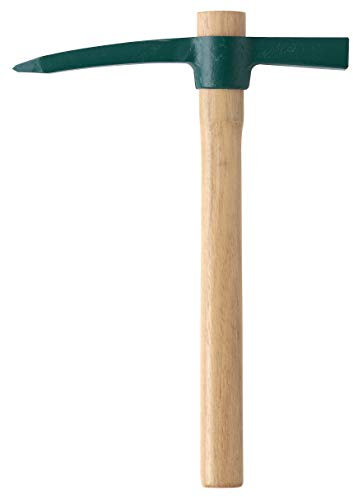 Leborgne, Martalette 1 Pic, 700G, mango de madera certificado PEFC 100% (370 mm), Herramienta de jardinería robusta y duradera para trabajos de mampostería y bricolaje, Modelo 110071