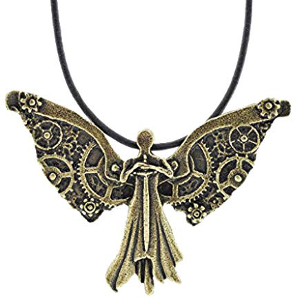 The Mortal Instruments City of Bone-clockwork Angel Necklace/pandant