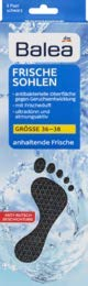Balea Frischesohlen - schwarz - Größe: 36-38, 8 Paar, 1 x 16 St
