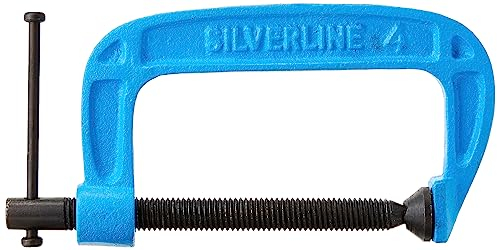 Silverline 926904 Light Duty G Clamp, Blue, 100 mm