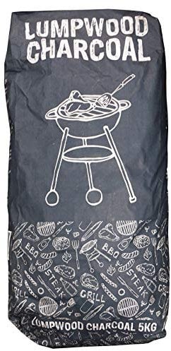 AMOS Lumpwood Charcoal 5KG Hardwood Easy Light BBQ Barbeque Grill Fuel