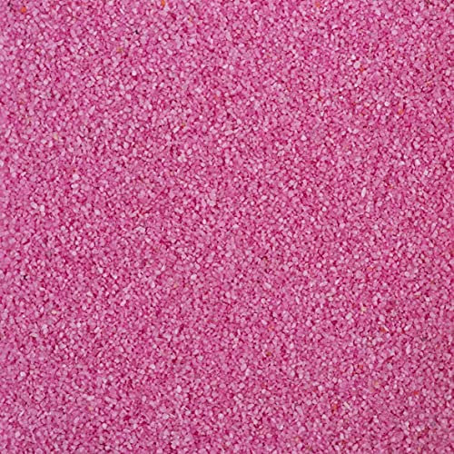 2,5 Liter Dekosand Farbsand im Eimer, 4 kg, bruchsichere Verpackung, Made in Germany (pink)