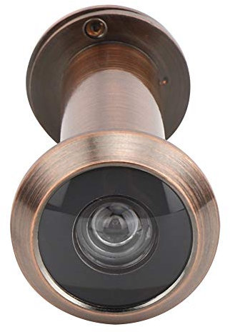 220 HD Spioncino con Ampio Angolo di Visione, Spioncino per Porta di Casa Lenti in Visore Porta Antifurto in Lega Zinco con Copertura per la Privacy Resistente, per Porta Spessa 55-90mm