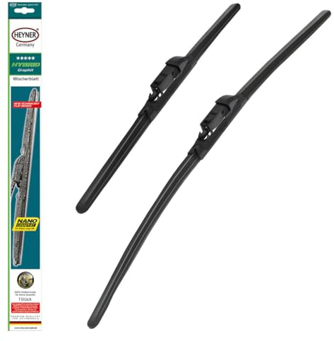 HEYNER® Scheibenwischer-Set 600 mm & 400 mm Set Fahrer- & Beifahrerseite PREMIUM Qualität