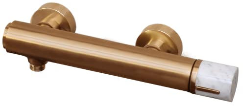 Essebagno Manopola mitigeur douche mécanique cuivre brossé marbre