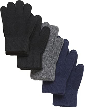 Celavi Unisex Kinder Magic Gloves 5-pack Mittens, Schwarz, 7 EU