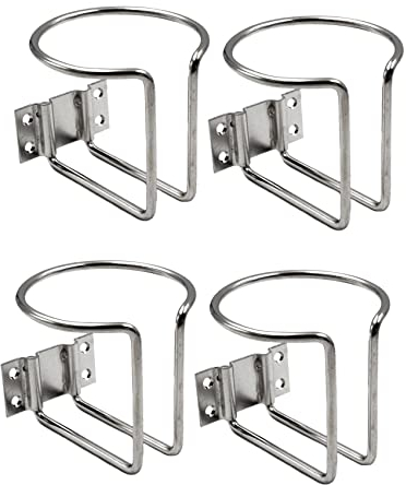 Cusstally 4 Pièces en Acier Inoxydable Voiture Bateau Anneau Tasse Porte-Bouteille Porte-Bouteille