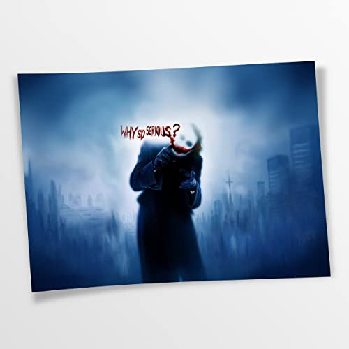Artis Prints Poster Why So Serious? Joker - Movie-Art, Klein bis XXL, Inneneinrichtung - Wohnzimmer - Wohnung, Dekoration