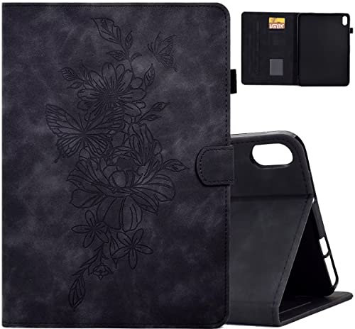 MOKASE Étui pour New iPad 11e génération (2025 A16 11 Pouces) / iPad 10e génération (2022 10,9 Pouces), Housse Mince en Daim avec Support Multiangle, Auto Wake/Sleep Folio Cover & Porte-Stylo, Black