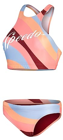 speedo Printed Logo Volley 2-Teiliger Bikini Damen bunt