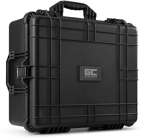 Power Dynamics GIGCASE22 Hard Shell Case with Pick and Pluck Foam 620x520x225mm – Waterproof, Lockable Storage Box for Airsoft, DJ Equipment, Cameras, Drones, Tools - Universal Protective Flight Case