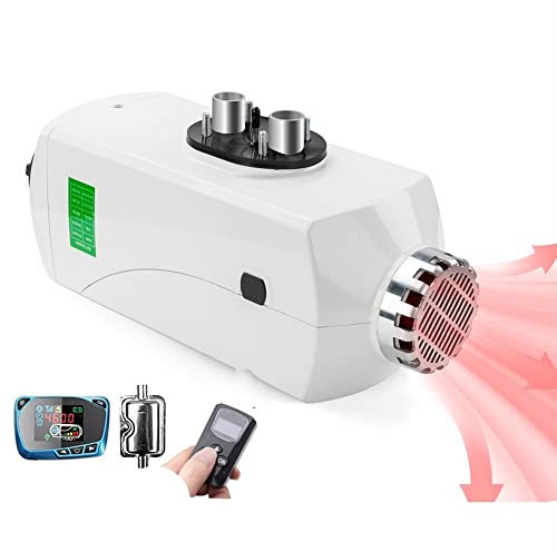 8KW 12V 24V Calentador De Estacionamiento De Aire Calentador De Automóvil Portátil Calentador De Aire Diesel Monitor De Calentador De Metal para Camión Camper Van Barco (Color : 12v)