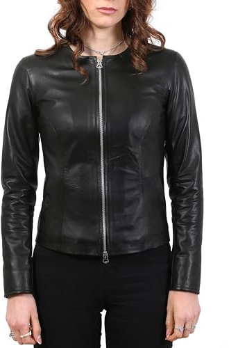 IMPERATRICE Giubbino in vera pelle da donna made in Italy