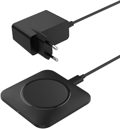 Belkin BoostCharge Pro Chargeur à Induction avec alignement Facile (Recharge Rapide de 15 W, pour iPhone, Samsung Galaxy, Airpods Pro, et Tout Appareil Compatible MagSage, Noir)