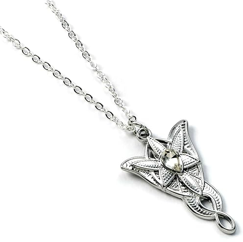 The Lord of The Rings Evenstar Halskette Silber LRN00003, Einheitsgröße, Zink